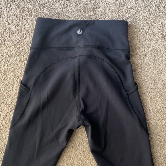 Lululemon Invigorate High-Rise Tight 25" Black Pockets - Picture 8 of 12